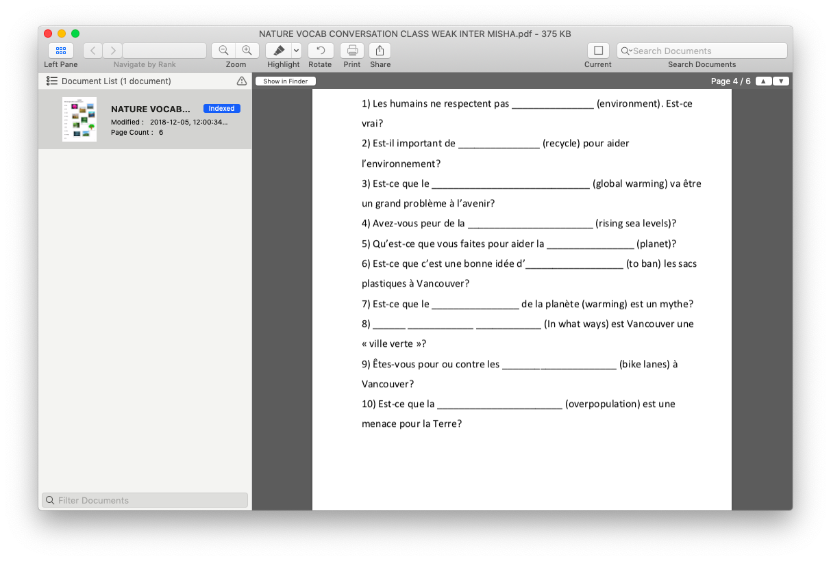 search for words on a page mac